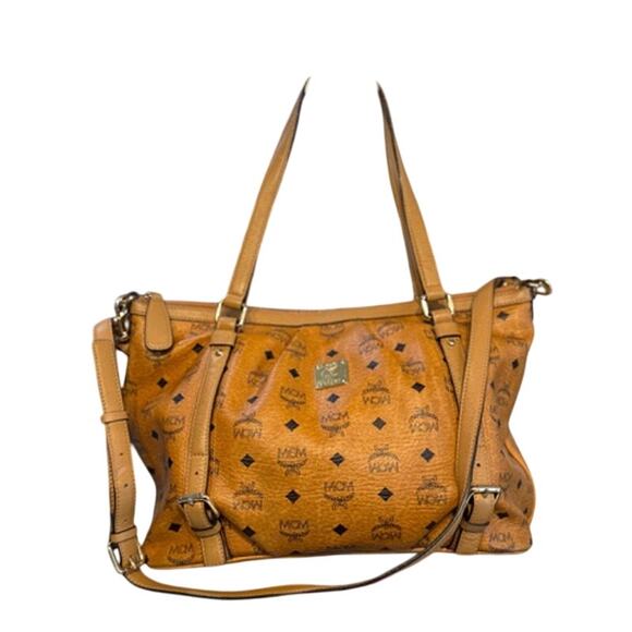 MCM Leather Handbag 3-Way bag*Crossbody strap*Beautiful bag*Excellent condition - Picture 1 of 16